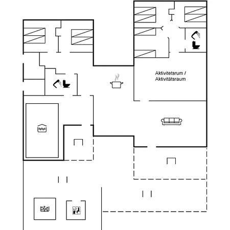 Holiday Uthwagin - 850m From The Sea In Western Jutland By Interhome Holiday home Vejers Strand